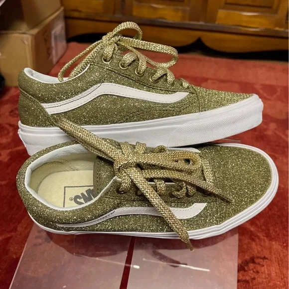 VANS Chunky Glitter Old Skool Womens Shoes - Picture 8 of 16